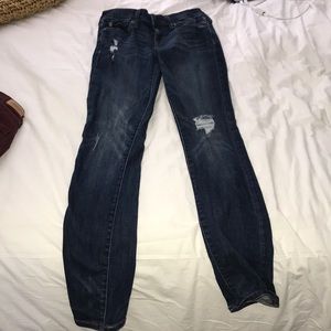 Dark denim skinny jeans from Aeropostale